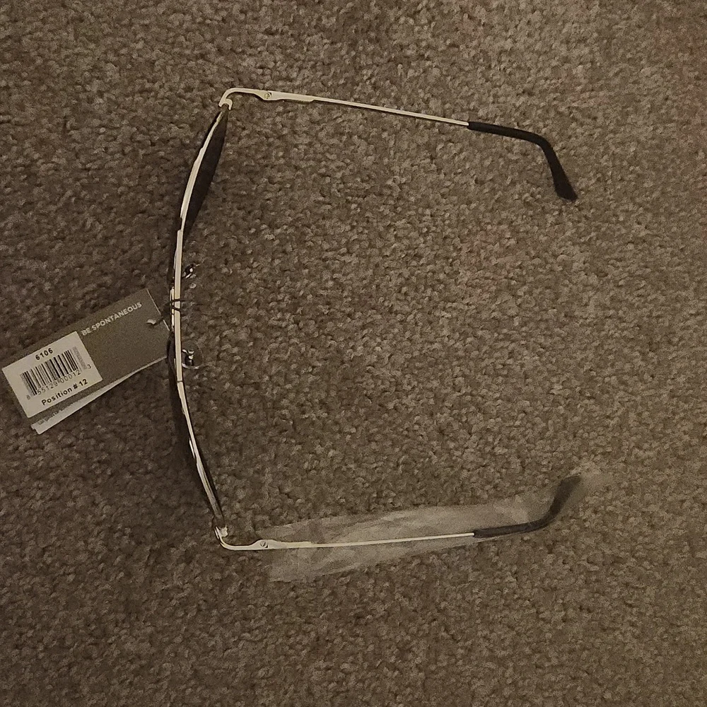 Silver Metallic Mirror Tinted Glasses